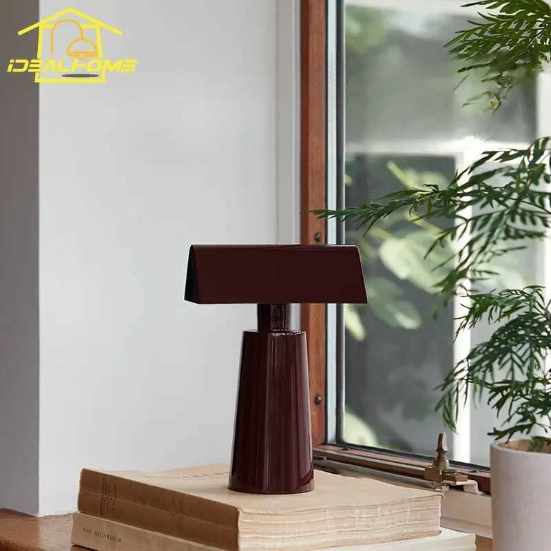 Danish Caret MF1 Pyramid Wireless Charging Table Lamp with Touch Switch Atmosphere Camping Portable Desk Lights Bedroom BedsideM251125