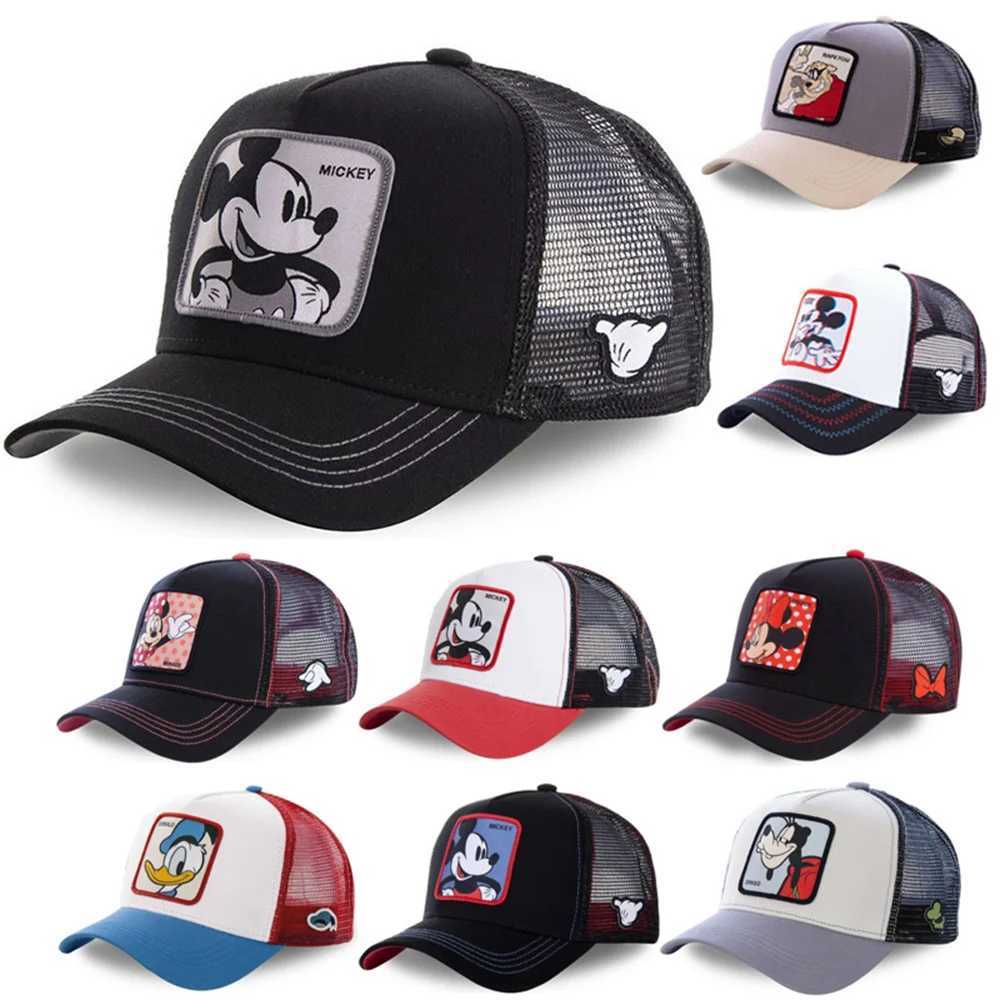 Disney Hat Mickey Mouse Cartoon Baseball Hat Spring/Summer Travel Baseball Hat Boys and Girls Hip Hop Hat Gift Adjustable -90XJ250425