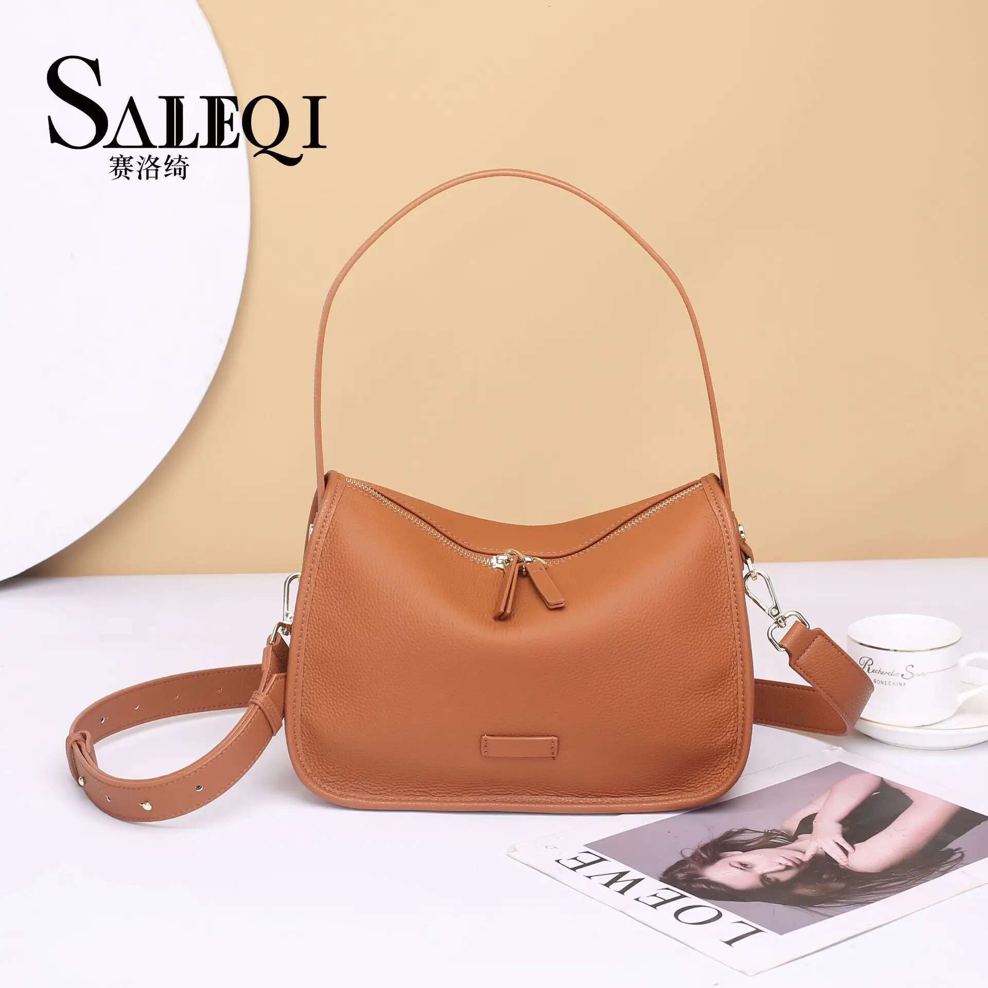 Genuine Ladies Pillow Fashion Large Shoulder Crossbody Soft Leather Designer Women's Bag Handbags