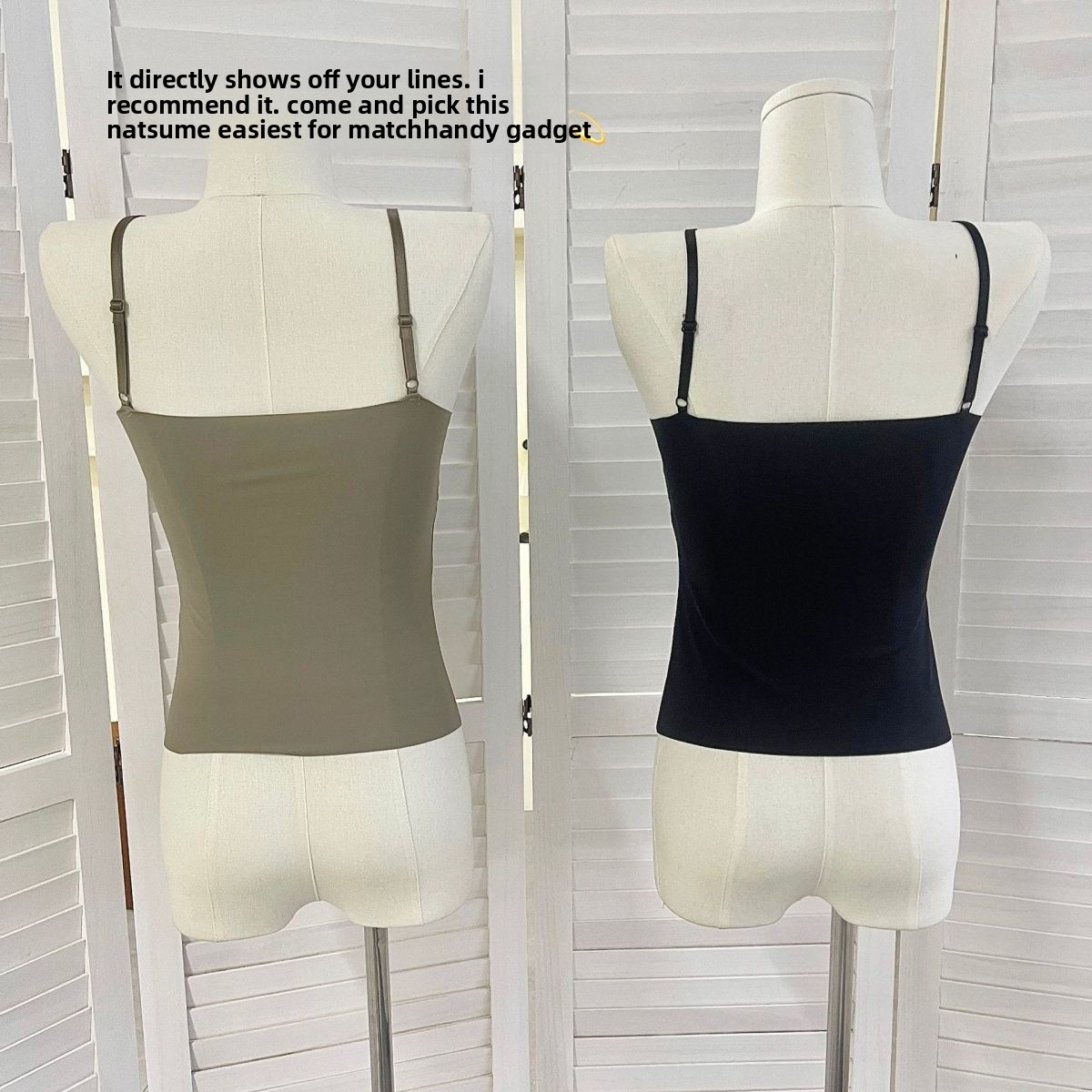 Fashionable Seamless Tube Top Bodysuit Featuring Sexy Straps & Soft Interior Padded Cup