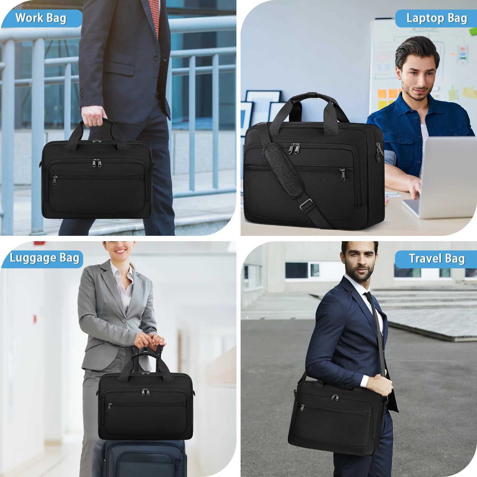 Laptop Bag 173 Inch Laptop Briefcase Large Waterproof Laptop Crossbody Bag Business Office Work Computer Bag for Men WomenT251125