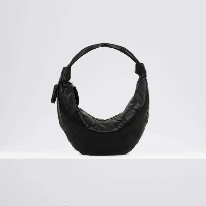 2024 New Lambskin Croissant Shoulder Women's Large Capacity Underarm Bag Lightweight Adjustable Strap Casual Design