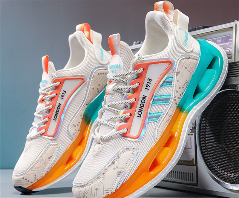 Designer running shoes free shipping 2025 new fashionable sports leisure mesh shoes luxury fitness shoes for men