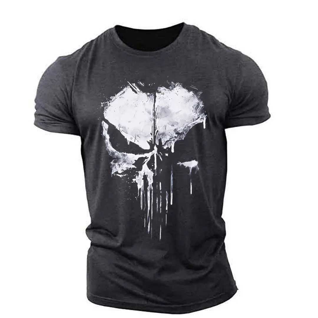 Mens 3D printed T-shirt Harajuku street sportswear elastic breathable oversized W250425