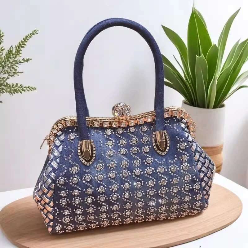 Spring and autumn new dia denim fashion underarm handbag one-shoulder cross-body large-capacity casual daily women's bag