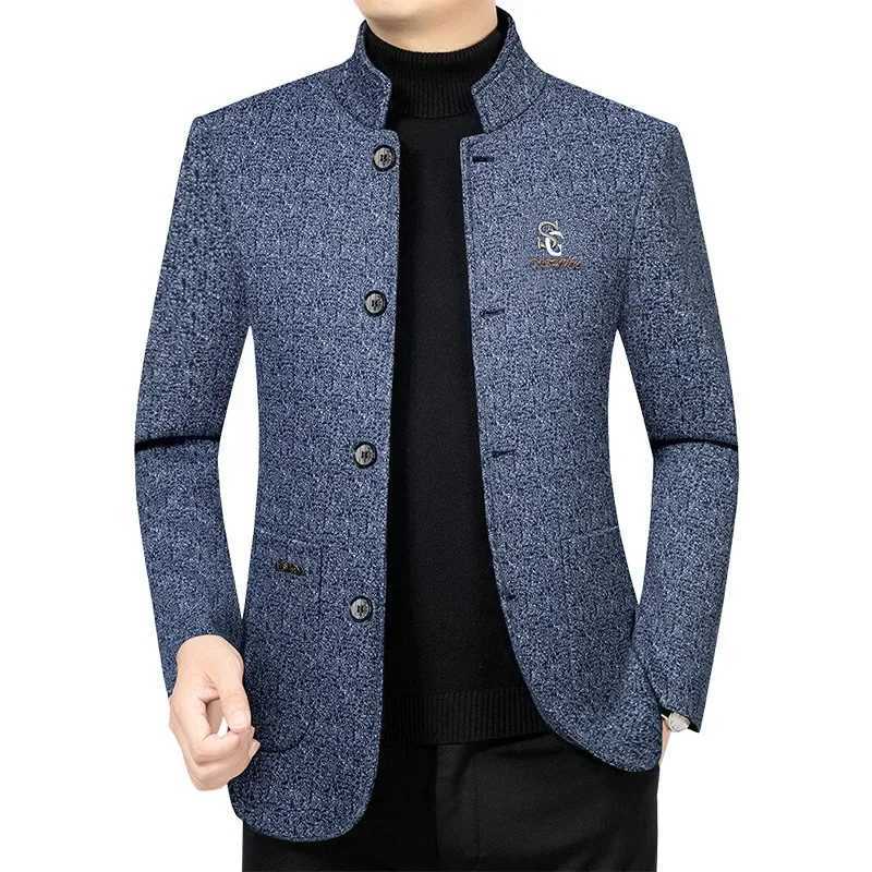 Autumn Men Stand-up Collar Business Trench Coats Blazers Jackets Man Casual Suits Coats Quality Men Blazers Coats Jackets 4XLT251125