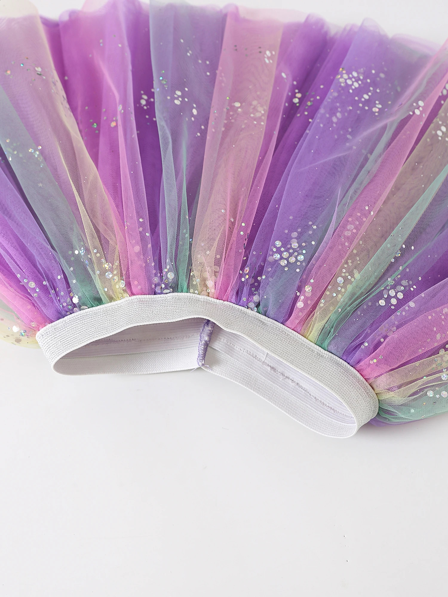 Baby fluffy skateboarding princess ballet dance chiffon mesh skateboarding childrens skateboarding cute girl costume Pettiskart skateboarding 250424CJ