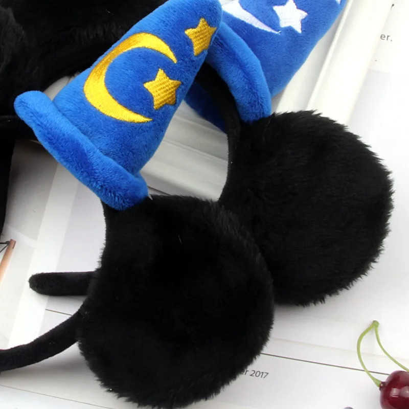 Disney 2015 Mickey Mouse Plush Magic House Disney Headwear Cosplay Decoration Christmas Party Costume Hair Band Adult Children Halloween Part X250425