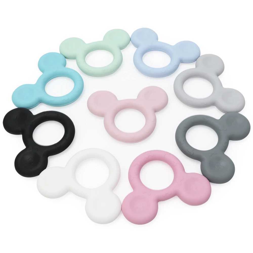 5/10pcs Baby Silicone Teether Food Grade Silicone Bead Pacifier Clip Pendant Accessories Baby Teething Teether Toys G251125