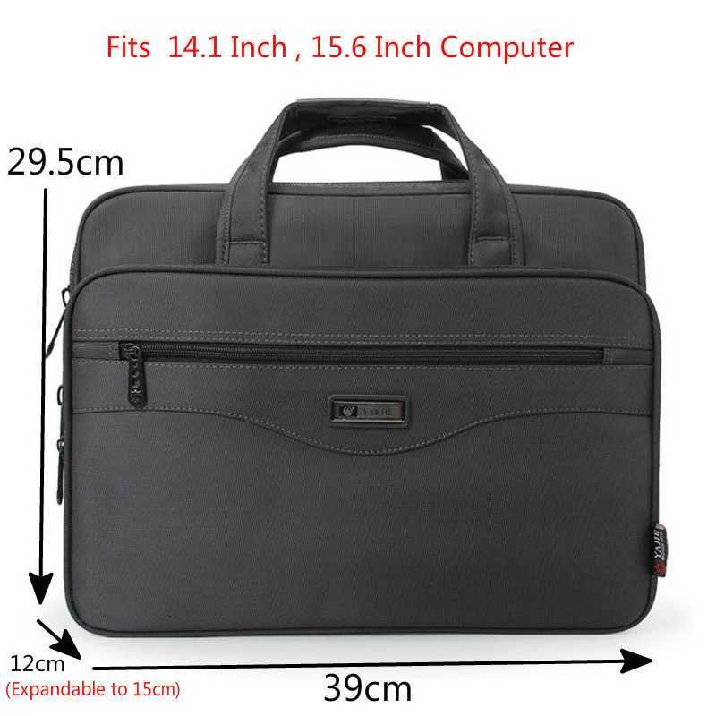 Waterproof Nyolon Mens Briefcase Laptop Bag For Macbook Matebook Pro Men Computers Handbags Business Man Shoulder Travel BagsT251125