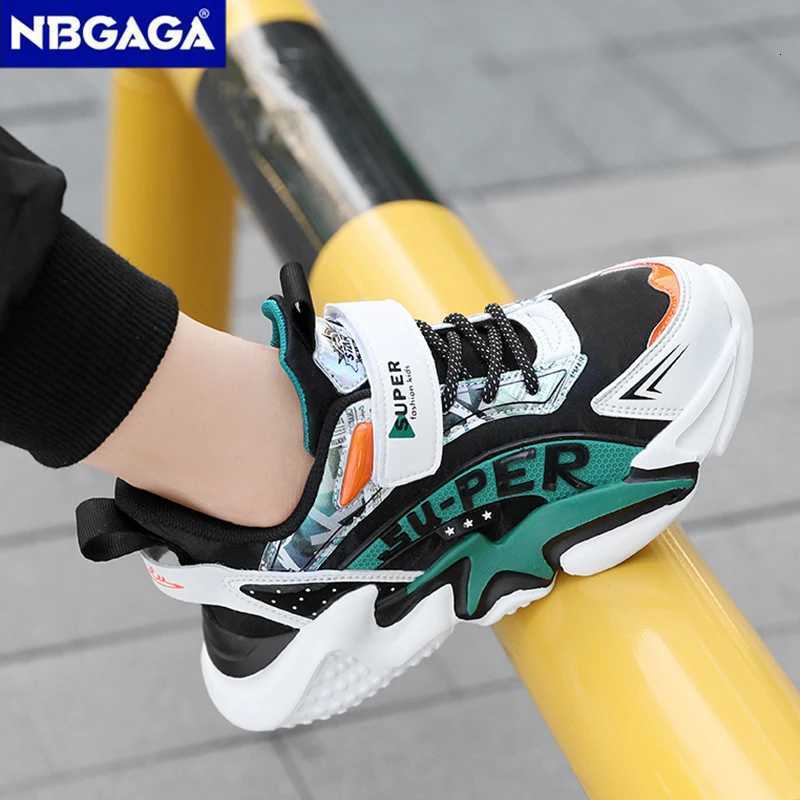 Sport Kids Leather Sneakers Four Season Boys Casual Non Slip Children Fashion School Walking Running Shoes Size 28-39W251125 XJ260303