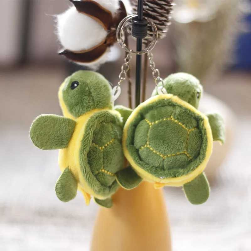 Cartoon turtle pendant plush toy doll cute mini doll bag pendant Keychain gifts for boys and girlsXJ251125