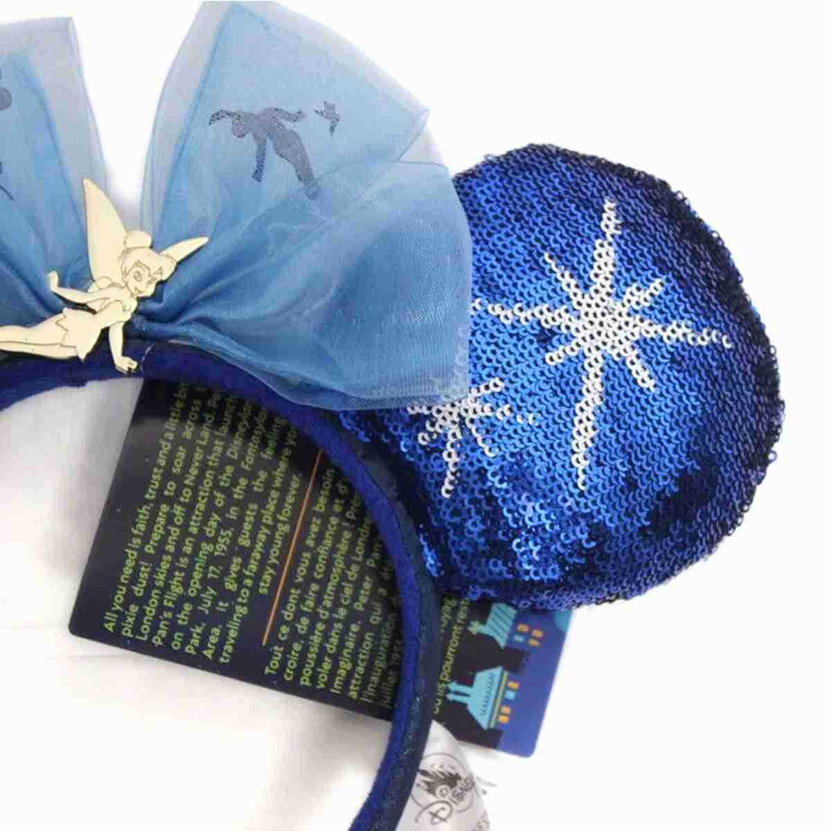 Disney Mickey Oren Haarband glitter Tinker Bell role-playing childrens headgear accessories X250425