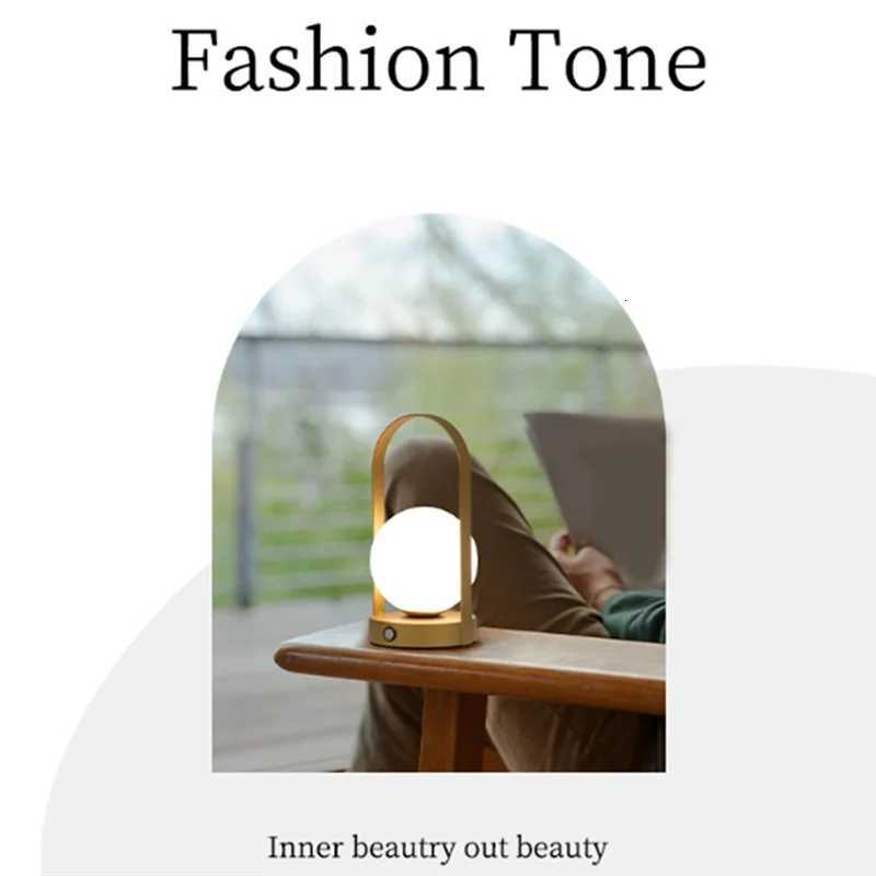 110-240v Metal Table Lamp Portable Outdoor USB Rechargeable Dimmable Wireless Table Lamp for Bedroom Hotel Bar Bedside LightM251125