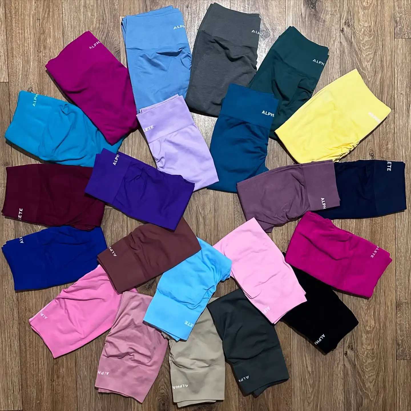 Gym Yoga Impact Seamless Alpha Long Legs High Waist Weight Loss Fitness Pants Exercise Hips Lift Yoga Seamless TightsC250425
