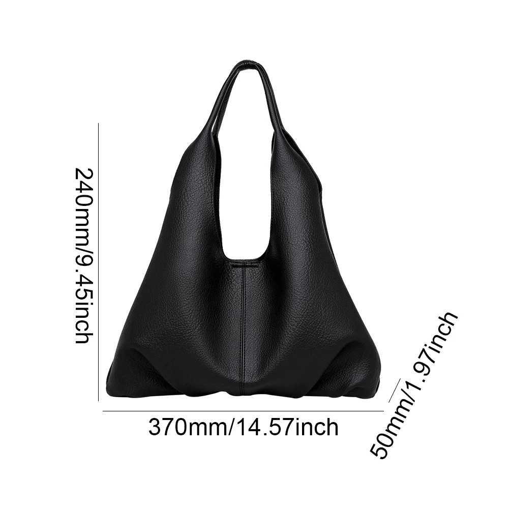 Shoulder bag PU leather designer handbag with coin wallet soft shoulder bag large capacity womens handbag W250425