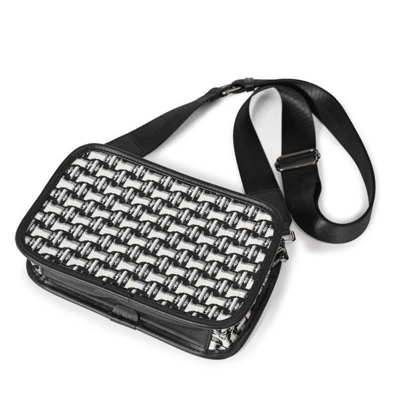 New Fashion Mens Shoulder Bag Trend Brand Small Square Bag High Quality Leisure Sports Cross Body Bag Designer Luxury HandbagXJ250425