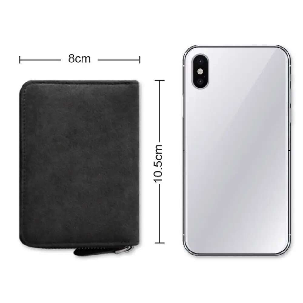 Multifunctional Bag 11 Slot Credit Holder Anti Demagnetization Wallets Cards Cover Zipper Card Wallet For Men