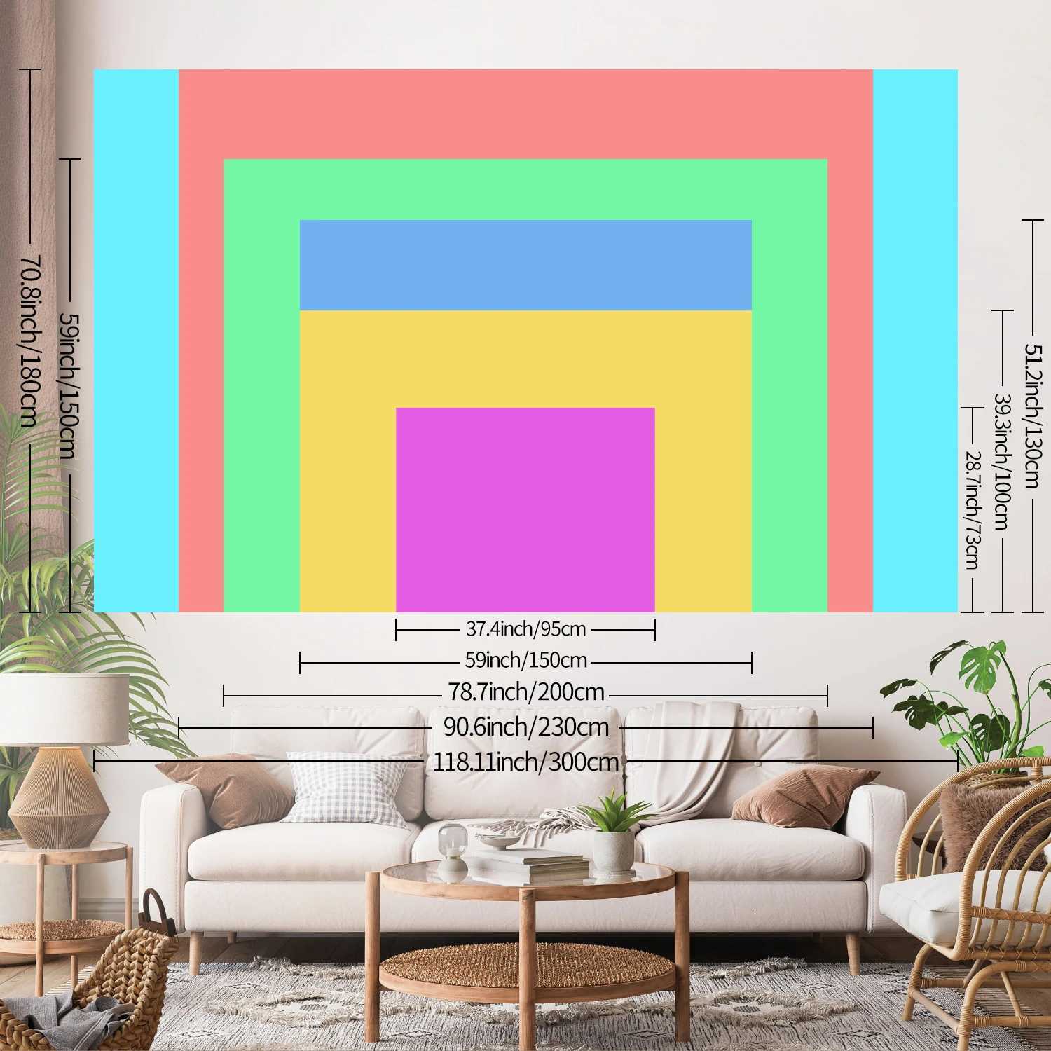 1pc Christmas decoration tapestry home decoration Christmas tree window and forest New Year photography background tapestryM251125