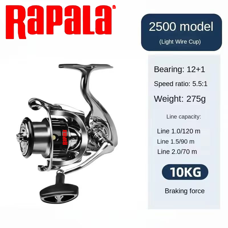 Rapala STELLA SW Rapala Rueda giratoria insignia STELLA SW Barco de pesca totalmente de metal fundido a distancia