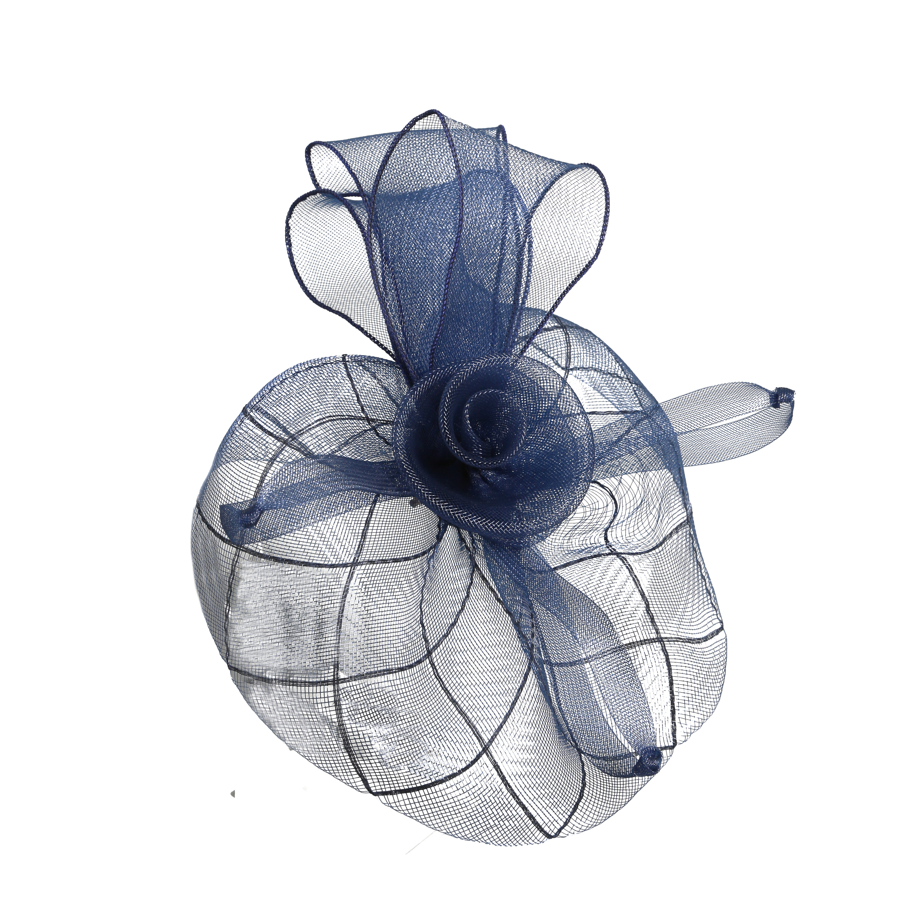 Fascinators Hat Flower Mesh Ribbons Feathers on a Headband and a Clip Tea Party Headwear for Girls and Women