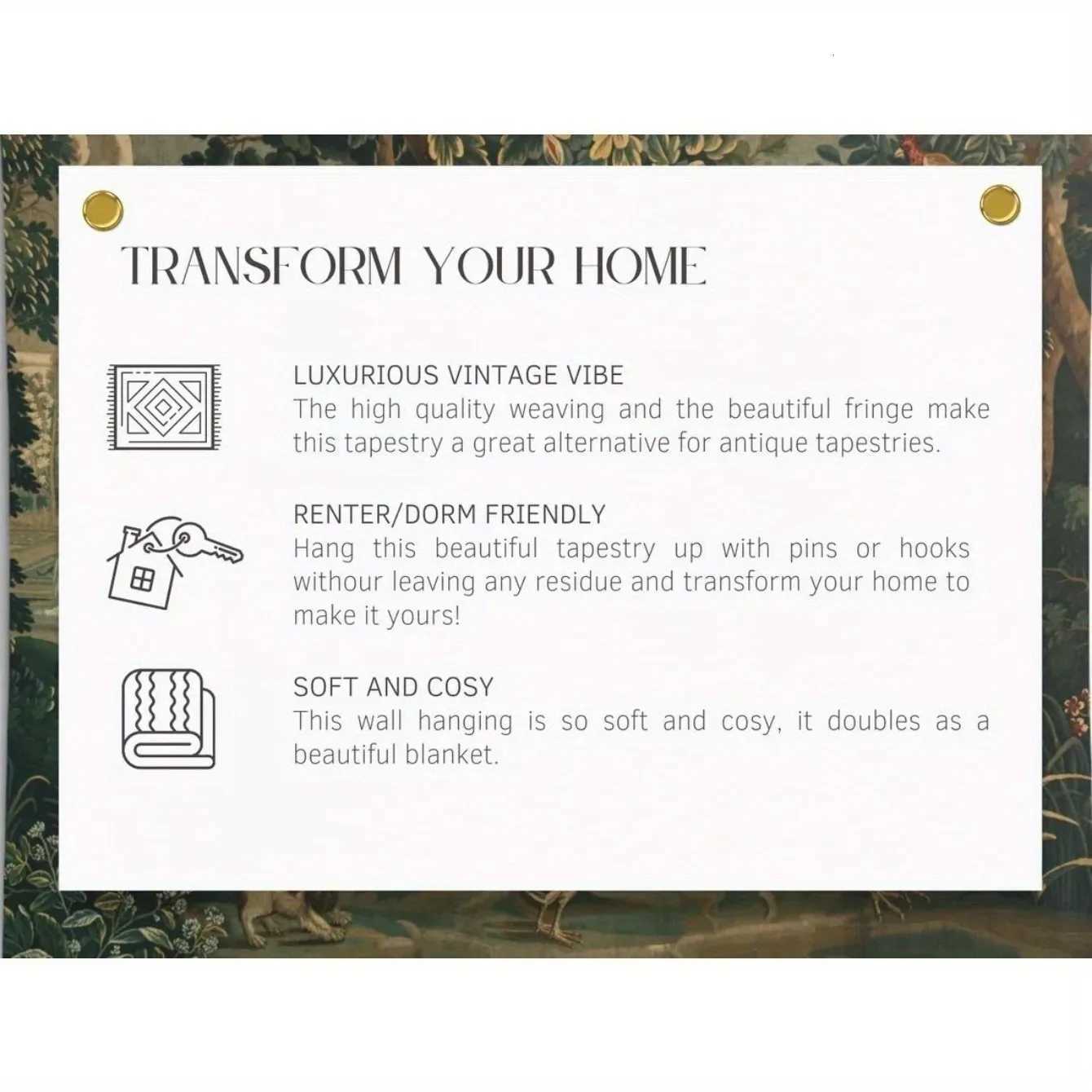 Cozy Winter Wonderland Christmas Tapestry - Church and Snow-Covered Pine Trees Scene Large Wall Art for Bedroom Living RoomM251125