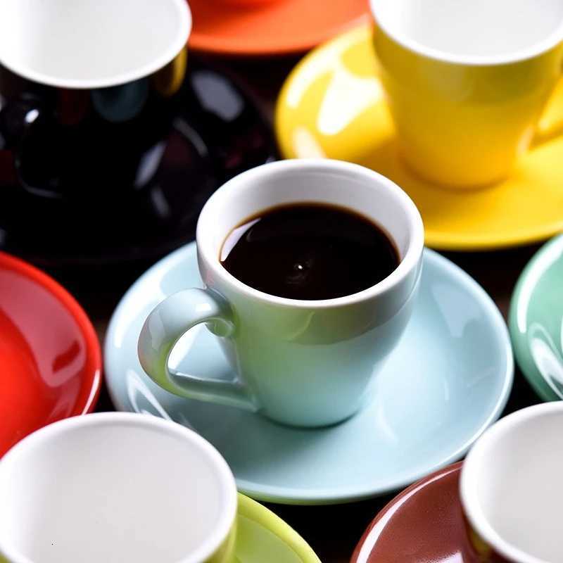 80cc European Creative Extra Strong Cup Mug Latte Cup Coffee Cup Set Latte Cup Ceramic Cup Y251125
