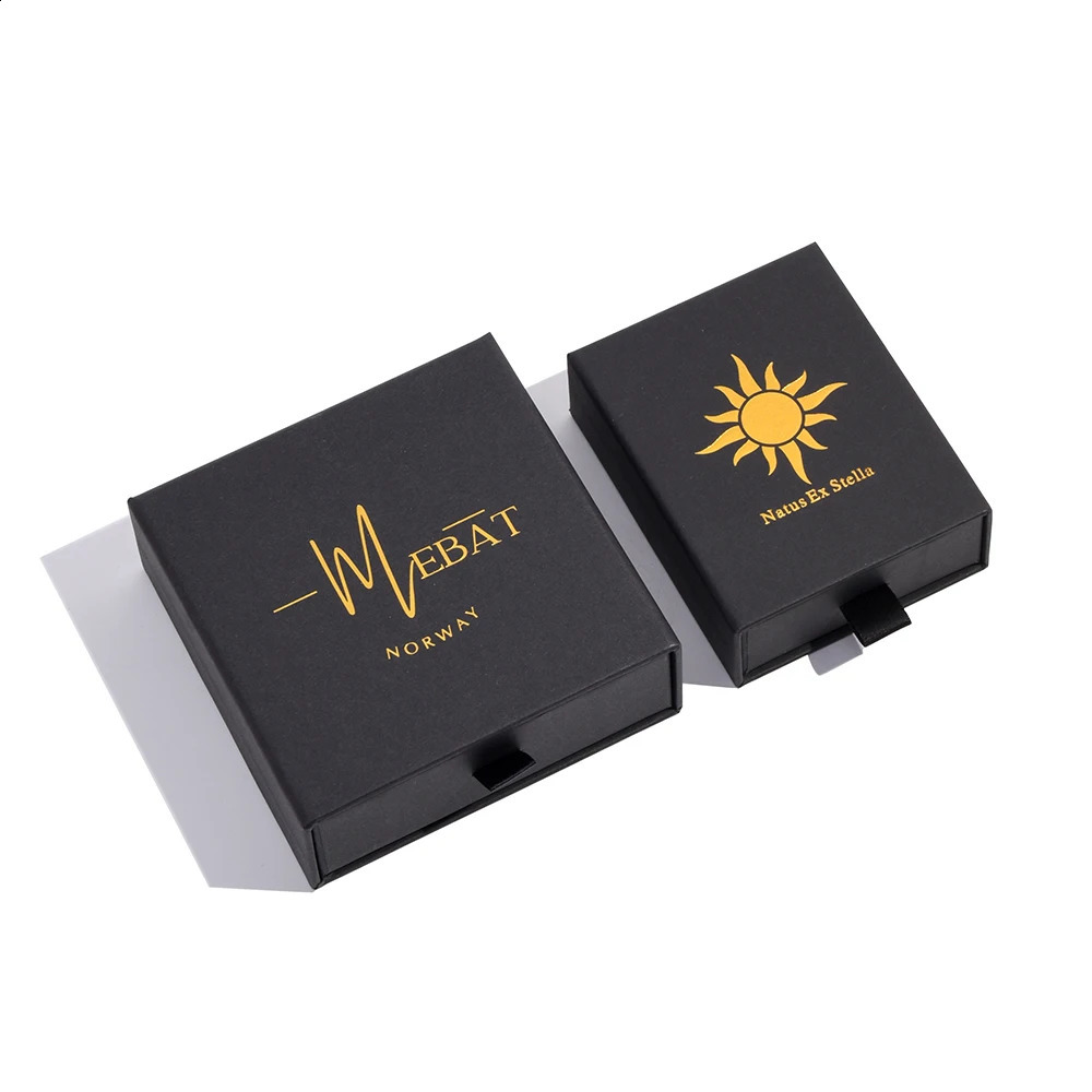 Wholesale 100pcs/lot Custom Jewelry Packaging Box with Pink Cardboard Drawer Jewellery Box Earrings Ring Necklace Gift Box 250424