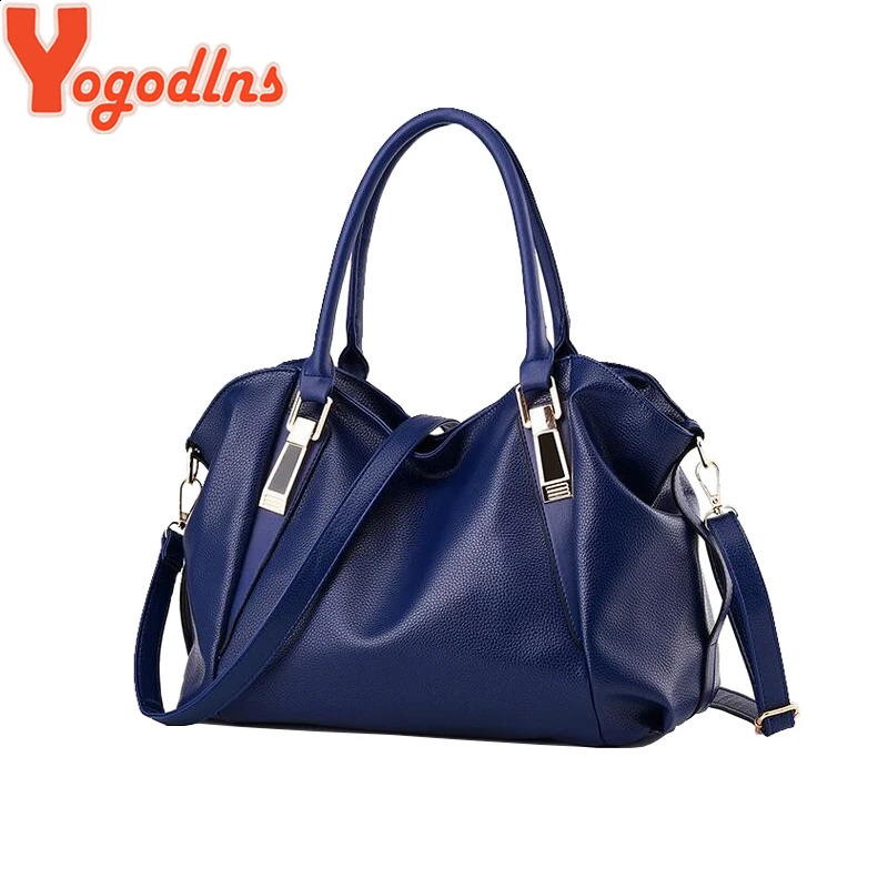Yogodlns er Women Handbag Female PU Leather Bags Handbags Ladies Portable Shoulder Bag Office Ladies Hobos 250417