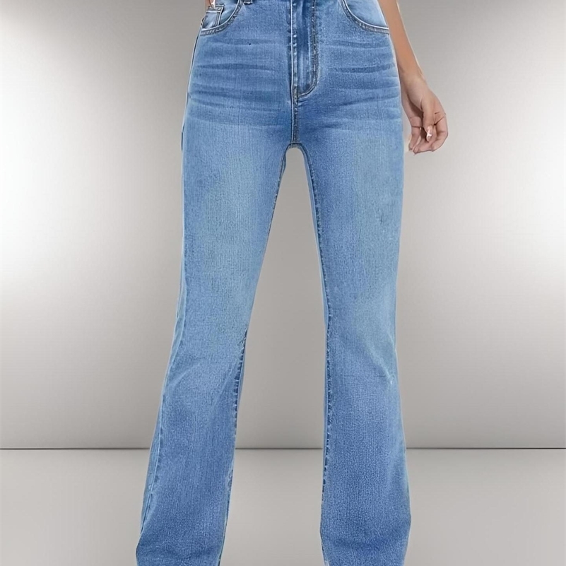 womens jeans slimming European and American style casual high waisted washed denim shorts y250417