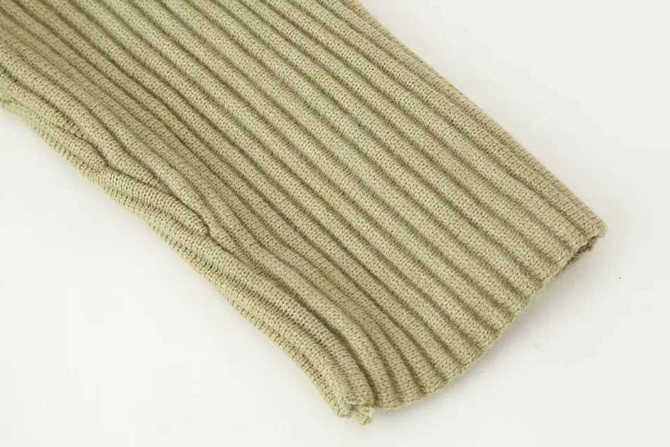 Womens Knitted Cardigan Stand Collar Full Sleeve Single Breasted Coat Female Cardigan Autumn Winter Fashion Chic Lady OutwearsT251125