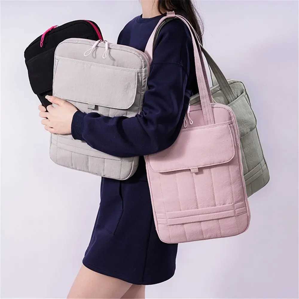 133 14 15 Inch Versatile Laptop Bag One-Shoulder Handheld Canvas Tote Bag Business Briefcases for Lenovo Dell Laptop CommuteT251125