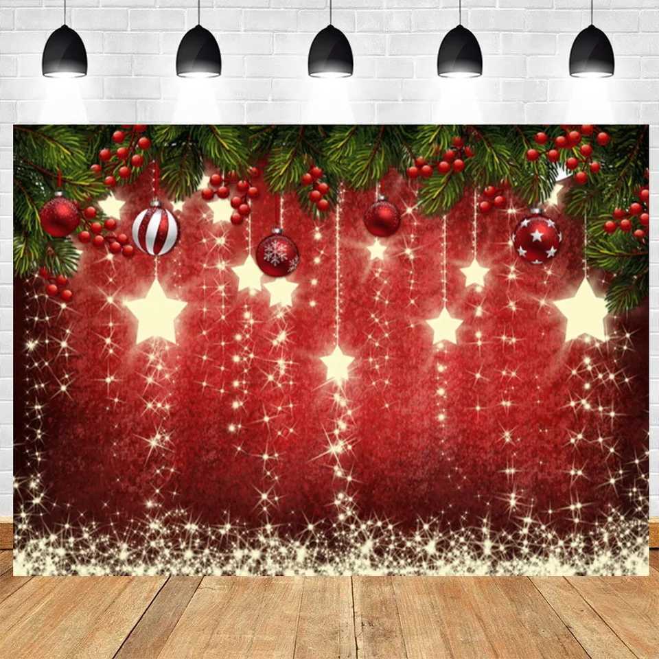 300X200CM Christmas Floral Backdrop for Photography Studio Props Vinyl Digital Photo Cloth Material for Christmas Wedding PartyM251125