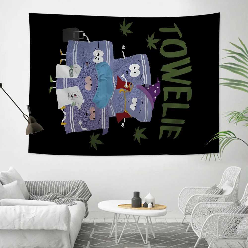 Towelie S-South-Park Hanging Bohemian Tapestry Indian Buddha Wall Decoration Witchcraft Bohemian Hippie Cheap Hippie HangingM251125