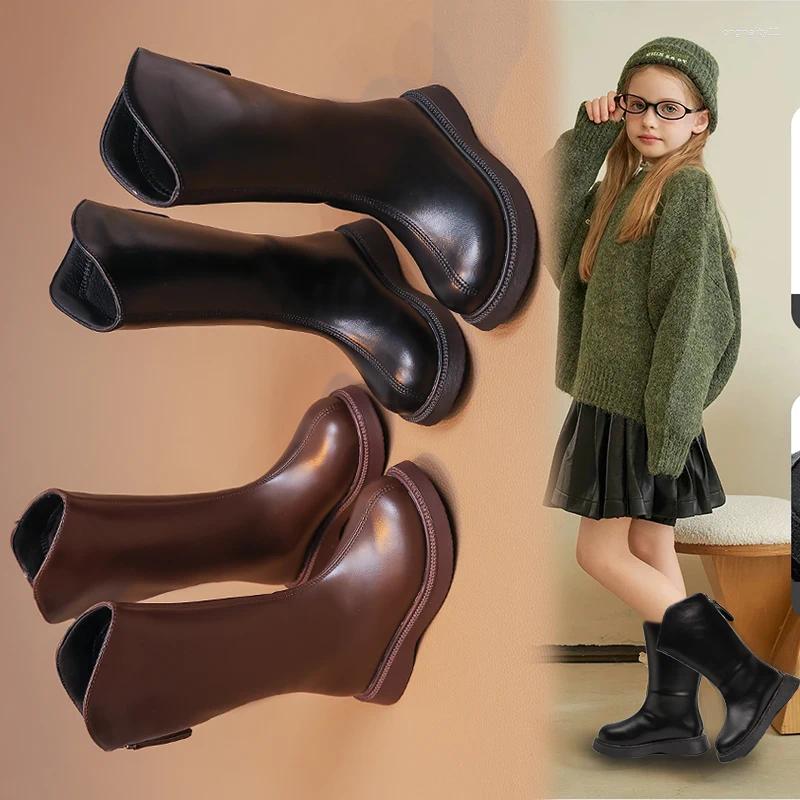 Boots Kids Leather … - image