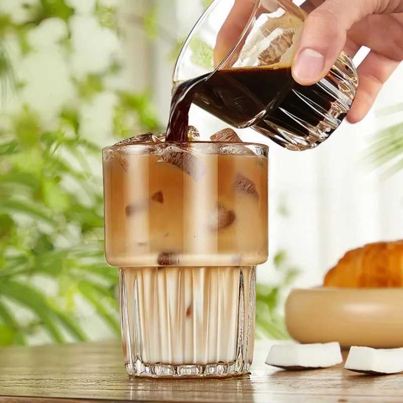 155ml/250ml/316ml Coffee Glass Transparent Cups Crystal Glass Wholesale Milk Cup Juice Cup Tea Cup Commemorative Cups Glasses Y251125