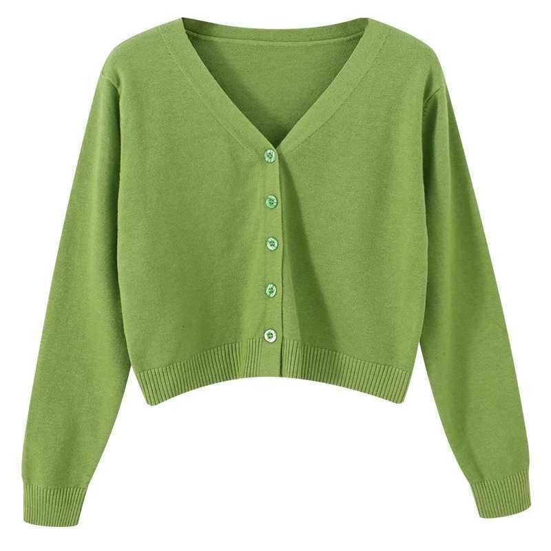 Knitted Sweater Women Cardigans New Long Sleeve V-Neck Black Knit Sweater Cardigan Women Tops Knitwears Sueters De Mujer Q1153T251125