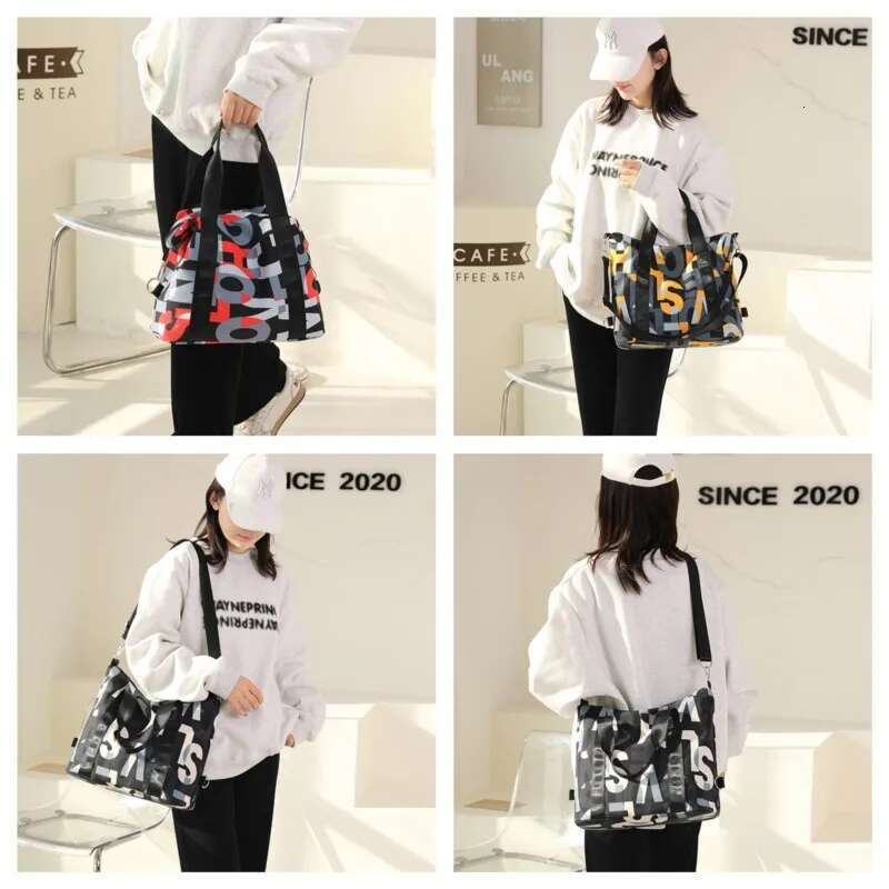 Women's Messenger Waterproof Nylon Shoulder Totes High Quality Large Handbag Female Travel Crossbody Bags Top-Handle Bag