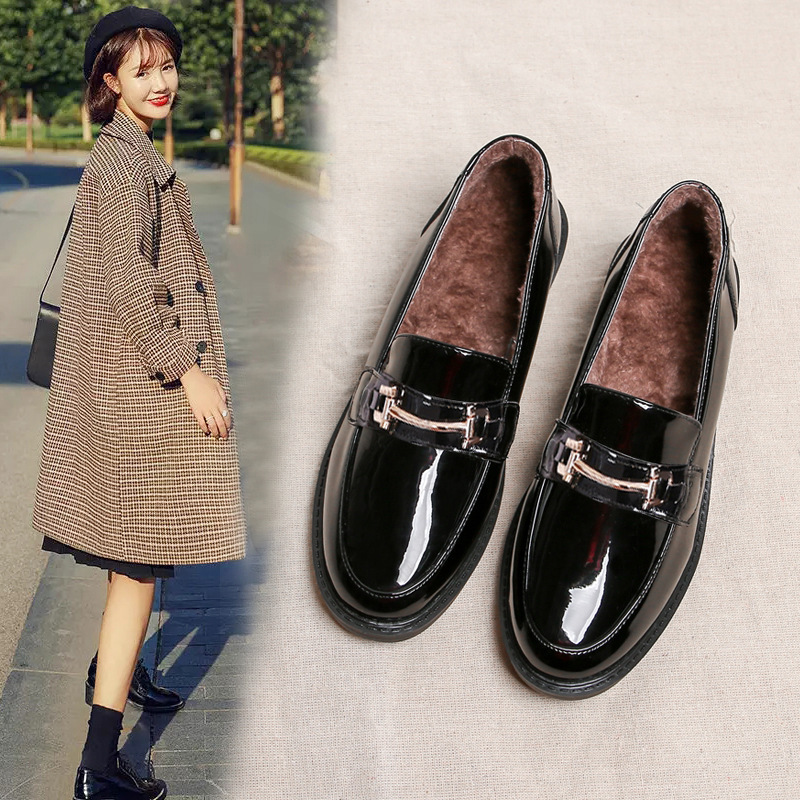 Casual Shoes Summer Ladies All-Match Female Sneakers 2025 Fashion Women's Loafers With Fur Flats Oxfords Round Toe Modis Slip-on