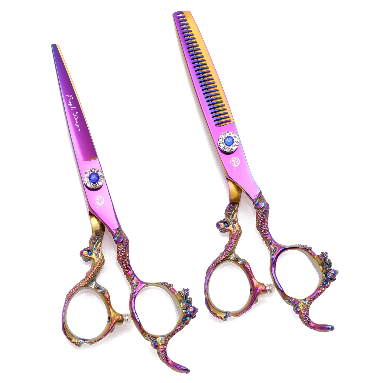 Professional Scissors 5.5 6 Stainless Hair Cutting Scissors Barber Hairdressing Scissors Thinning Shears Drop Z9003 250424