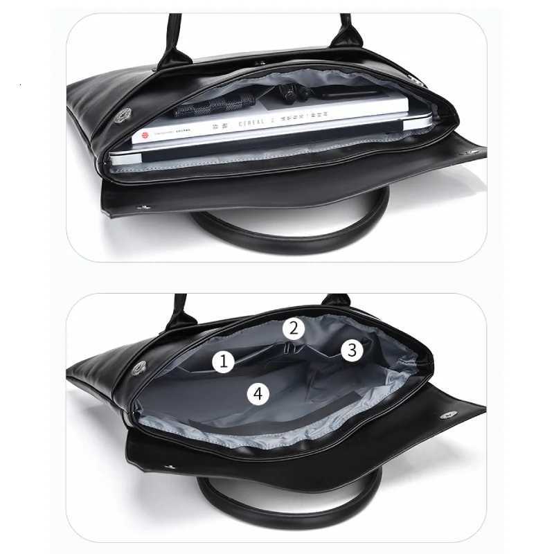 Large Capacity Laptop Bag - Stylish and durable briefcase with multiple compartments for daily essentials and laptop accessoriesT251125