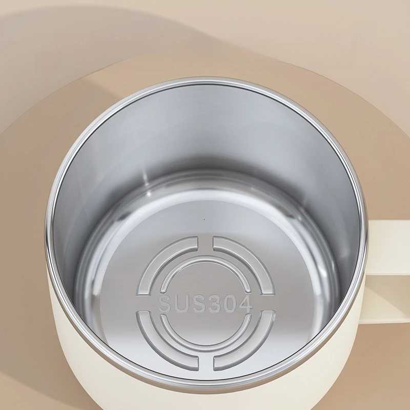 400ml 304 Stainless Steel Water Bottle Double Layers Coffee Mug Milk Cup with Lid and Handle Portable Thermal Water Bottle Gift Y251125