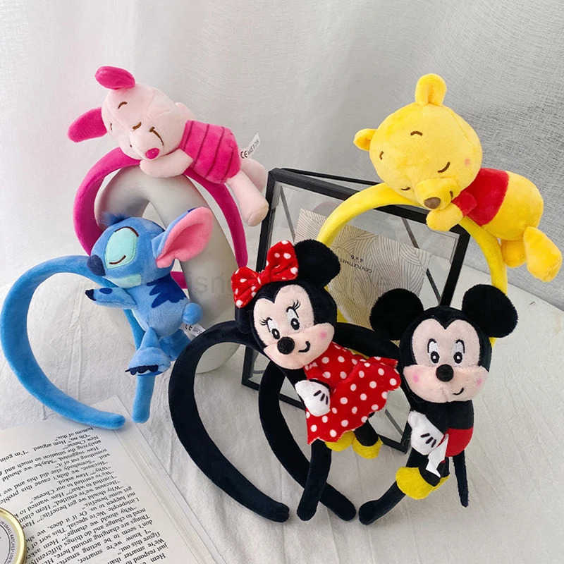 Disney Cartoon Ear Toy Story Headband Female Cute Alien Hair Girl Plush Doll Hair Accessories Childrens Party Christmas Role Playing Gift X250425