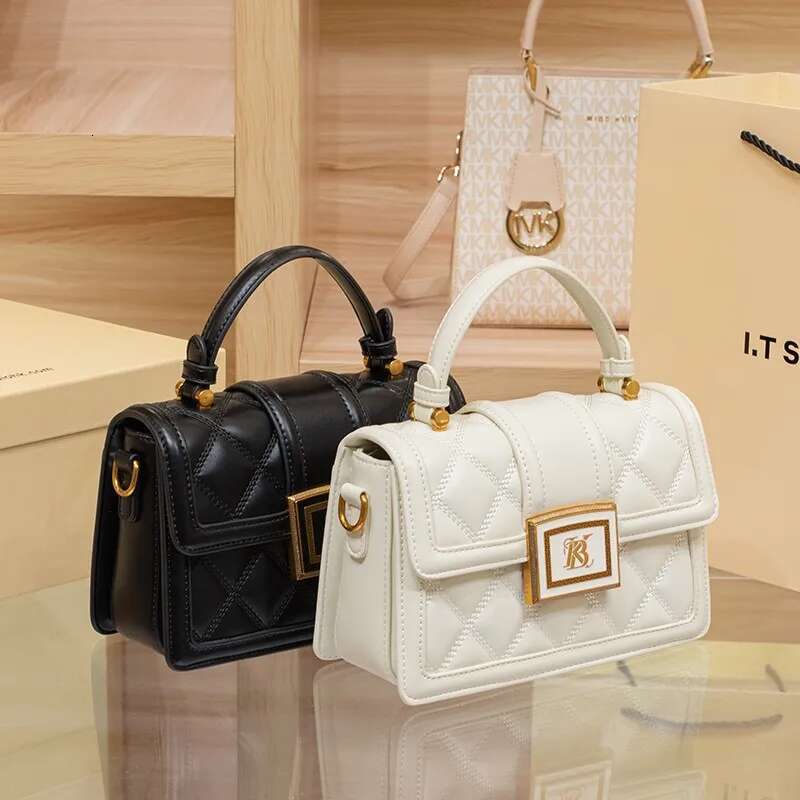 Women's Handbag 2024 New Fashion Summer Designer High End Single Shoulder Crossbody Small Square Bag