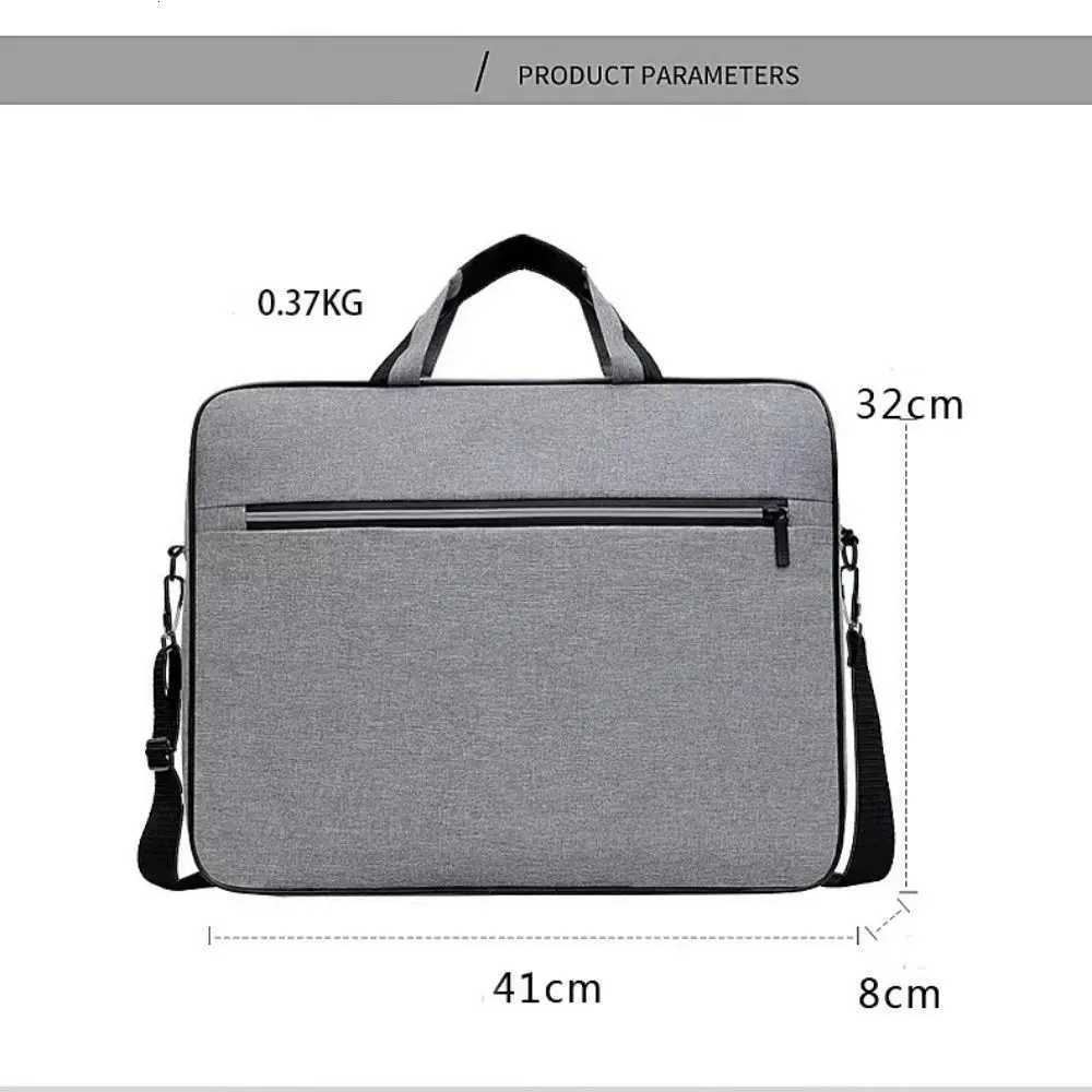 New 14 Inch Laptop Bag Nylon Portable Computer Handbags with Zipper Business Laptop Shoulder HandbagT251125