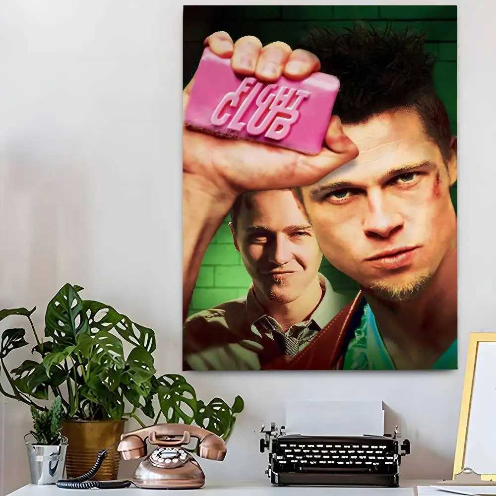 Movie F-Fight Club Classic Anime Tapestry Wall Hanging Decoration Household Wall Hanging Home DecorM251125