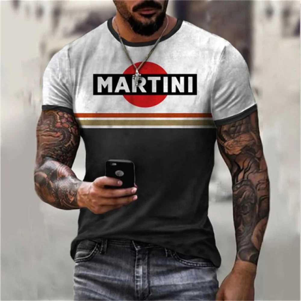 Summer T-shirt US Route 66 letter 3D printing cool mens short sleeved oversized T-shirt retro streetwear boy T-shirt top W250425