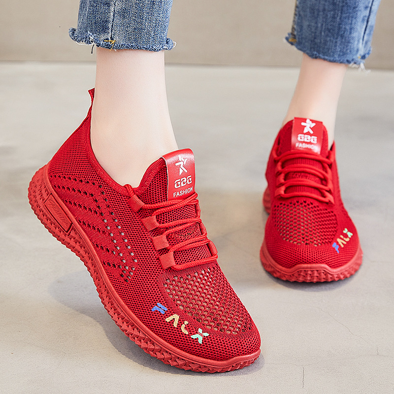 Spring And Summer New Single Women S Soft Soled Breathable Casual Sports Shoes Women Ddmysaturn