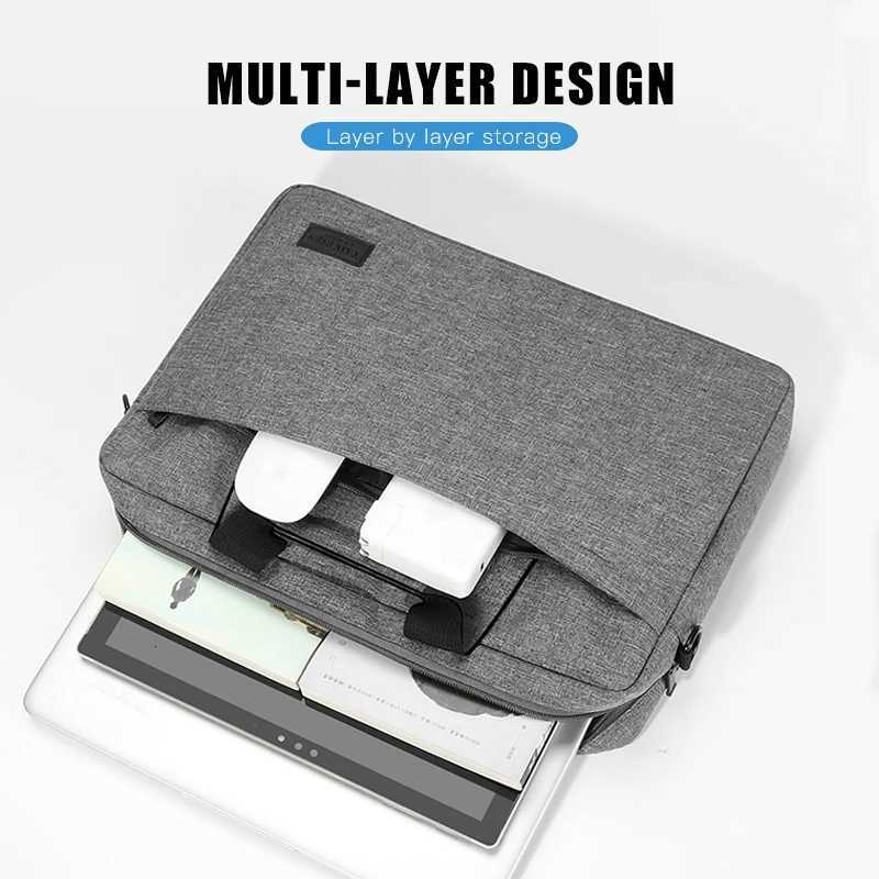 Laptop bag 15 Shoulder Bag For HP Briefcase Pro 13 133 14 156 17 Macbook Air XiaoMi HUAWEI Lenovo Dell HP handbag Sleeve CaseT251125