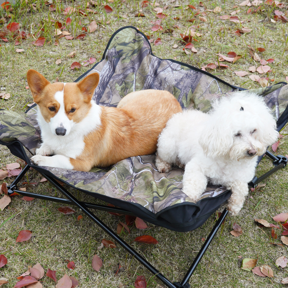 Dog Marching Bed Detachable Cat Dog Mattress Portable Pet Bed Camping Portable Folding Outdoor Pet Marching Bed Waterproof Oxford Cloth